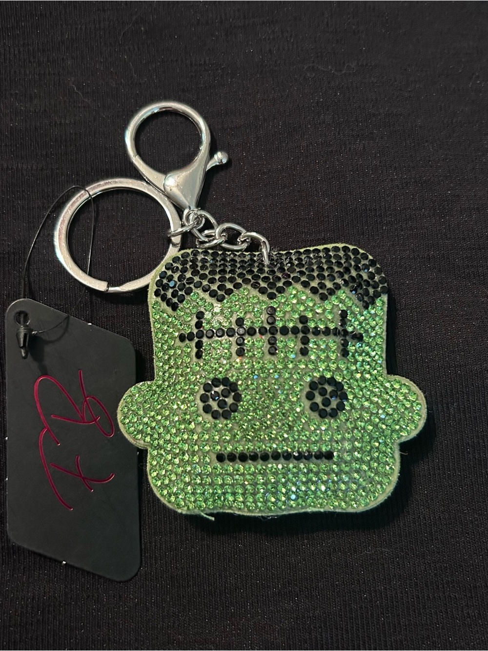Frankenstein Bling Sparkle Felt
3D Bag Charm Keychain